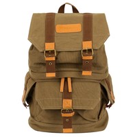 TARION Segeltuchtasche Kameratasche Fotorucksack Fototasche Bag Camera Grün