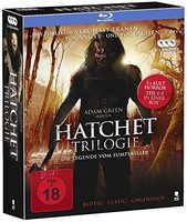 Hatchet Triologie Komplettbox mit allen 3 Teilen (3 Blu-rays)  * NEU & OVP *