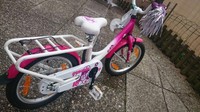  (16 Zoll) Kinder-Fahrrad Klassik - Pink & Weiss