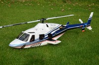 Bell 222 RTF Align T-Rex 600 DFC + DJI GPS Autopilot, Futaba T14SG, Soundmodul