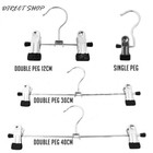 High Quality Non Slip Metal Clip / Peg Hangers for Skirt / Trouser / Clothes