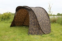 Fox Easy Shelter Camo Karpfenzelt, Angelzelt mit herausnehmbaren Boden