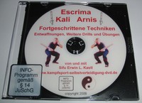 DVD Escrima Kali Arnis Waffenkampf Stockfechten fortgeschrittene Techniken
