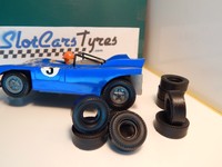 8  Hinterreifen Carrera UNIVERSAL 132  und Servo 132-  DE