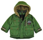London Fog Infant Boys Green Sherpa Lined Coat Size 12M 18M 24M $76
