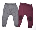 JD1 Zara Baby Boy 18-24 HTF Emoji burgundy crawler rocker pants trousers lot