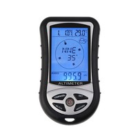 8 in 1 Digital LCD Compass Altimeter Barometer Thermo Temperature Calendar N4