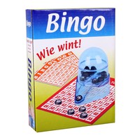 BINGO Reisespiel Lotto Spiel-Set Bingomühle und Zubehör Bingospiel Bingomühle