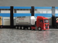 Herpa 1:87 - 771130 - MAN TGX E6 XLX 5-achs Containersattelzug + 20"- Bayer