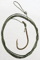 Classic Kevlar Vorfachhaken Wurm gebundene Haken alle Größe Angelhaken 50 cm 