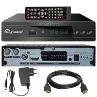 Skymaster FULL HD TV DVB-S2 DXH 310 Sat Receiver USB 12V Easy Find + HDMI Kabel