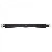 Sattelgurt Memory-Foam, Elast Kavalkade 14201 schwarz 115 - 145 cm Gurt D-Ring