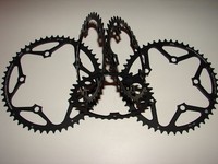 Tune Kettenblatt Triebtreter Compact LK 58 BCD 94 chainring Retro NOS MTB Titan