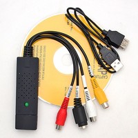 Easycap USB 2.0 Video Audio Adapter Konverter Kabel 1 Kanal TV VHS-DVD 9735