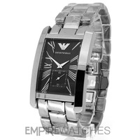 *NEW* MENS EMPORIO ARMANI CLASSIC STEEL WATCH - AR0156 - RRP £195.00