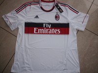 Adidas neu AC Mailand Trikot Homme Größe XXL weiß  Wunschflock möglich