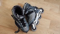 Inline-Skater B-Square Gr.42 silber/grau Alu Chassis