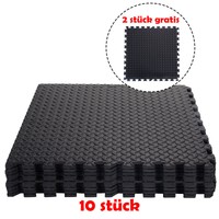 Steckmatte Schutzmatten Turnmatte Puzzlematte Unterlegmatte Bodenmatte 12 Stück