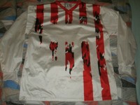 Trikot Rot-Weiß Essen 1995/96 90er vintage Rohling XL