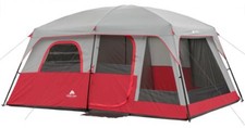 Ozark Trail Tent 10 Person 2 Room Cabin Rainfly Waterproof Camping Hiking Family