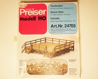 Fest Jahrmarkt TANZBODEN fun fair DANCE FLOOR, Preiser #24705 in 1:87 H0 boxed!