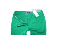 CECIL Damen Jeans Hose Modell JANET slim stretch hell grün W32 / L30 NEU