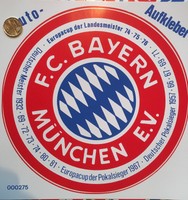 FC Bayern München Auto- Aufkleber 22,5 cm groß Logo Bundesliga Fussball