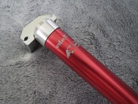 Sattelstütze   "AC"  "aluX"   27,2 mm   rot   superselten   Vintage   Top !!!