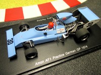 1/43 Amon AF1 #30 Larry Perkins Practice German GP 1974 SPARK S3540 NEUHEIT !