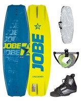 JOBE LOGO 138 Package 2016 blue + Rope + Bag Wakeboard Set inkl. Bindung