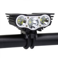 6000LM X3 CREE U2 XM-L 3LED Fahrradlampe Fahrradbeleuchtung Bikelight Licht Akku
