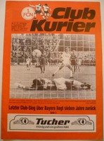 Programm 1. FC Nürnberg Bayern München 3.09.1986 Bundesliga