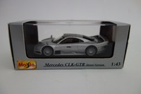 Maisto 1:43 Mercedes CLK-GTR Street Version silber met. sehr selten