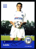 Luizao Hertha Autogrammkarte BSC Berlin 2003-04 Original Signiert +A25562