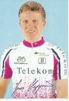 Jens Heppner   Telekom   Radsport  Karte mit Unterschrift - 221272