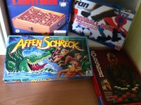 Brettspiele Sammlung, Ran Fußball Quiz, Affen Schreck, Shogun Und Labyrinth