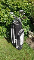 Full Set Mens Howson Golf Clubs Stiff Graphite Right Hand 3-SW 1, 3 5 Woods Bag