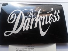 the darkness-rare debut album postcard sized promo sticker-K -Rockkerrang