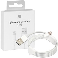 Cavo USB ORIGINALE Apple Lightning Per iPhone 5 5S 5C 6S plus iPad iPod 1 METRO