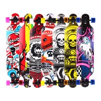 LONGBOARD SKATEBOARD KOMPLETTBOARD SKATE BOARD CRUISERBOARD 104*24CM/78*20CM WOW