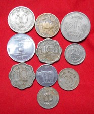 Republic India Mix 10 Coins Diffirent Mint & Years 1 Rs Steel/Nickle/Brass Coins