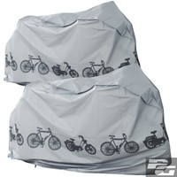 2x Fahrradgarage 110 x 200 cm silber Roller Fahrradschutzhülle Abdeckplane