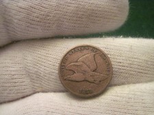 New listing
1858 Flying Eagle Cent Small Letters Type Coin Reverse Cud Rim Crumbling