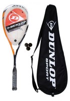 Dunlop C-Max Titan Squashschläger + 3 Squashbälle