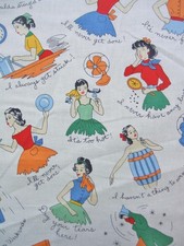 Just One of Those Days Retro Housewife Women Work Robert Kaufman Fabric Yard