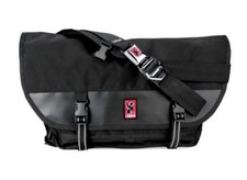 CHROME METROPOLIS BIKE MESSENGER BAG WATERPROOF BLACK SILVER LARGE AUTHENTIC NEW