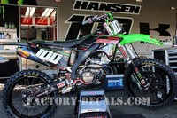 Kawasaki Full Plastics and Josh Hansen Graphics KXF KX 125 250 450 1995-present