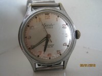 Vintage 40/50's Swiss 'Everite' Gent's Chrome Plated Mechanical Watch.