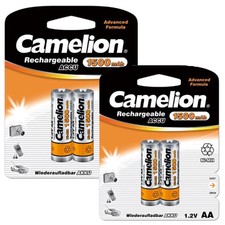 4 x Mignon Camelion NI-MH AA 1500 mAh 1,2V WiederAufladbare Gigaset S820A