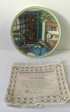 Knowles China Hannah Hollister "lazy morning" cats numbered paperwork